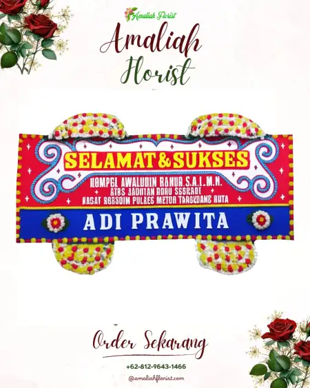 Papan Bunga Ucapan Selamat Salamwates